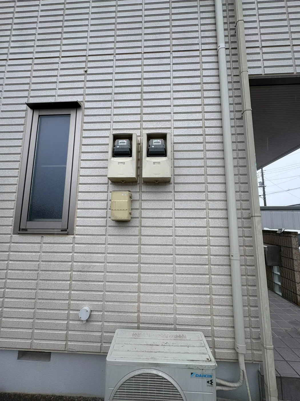 3kW EVコンセント ブレーカー分岐施工前