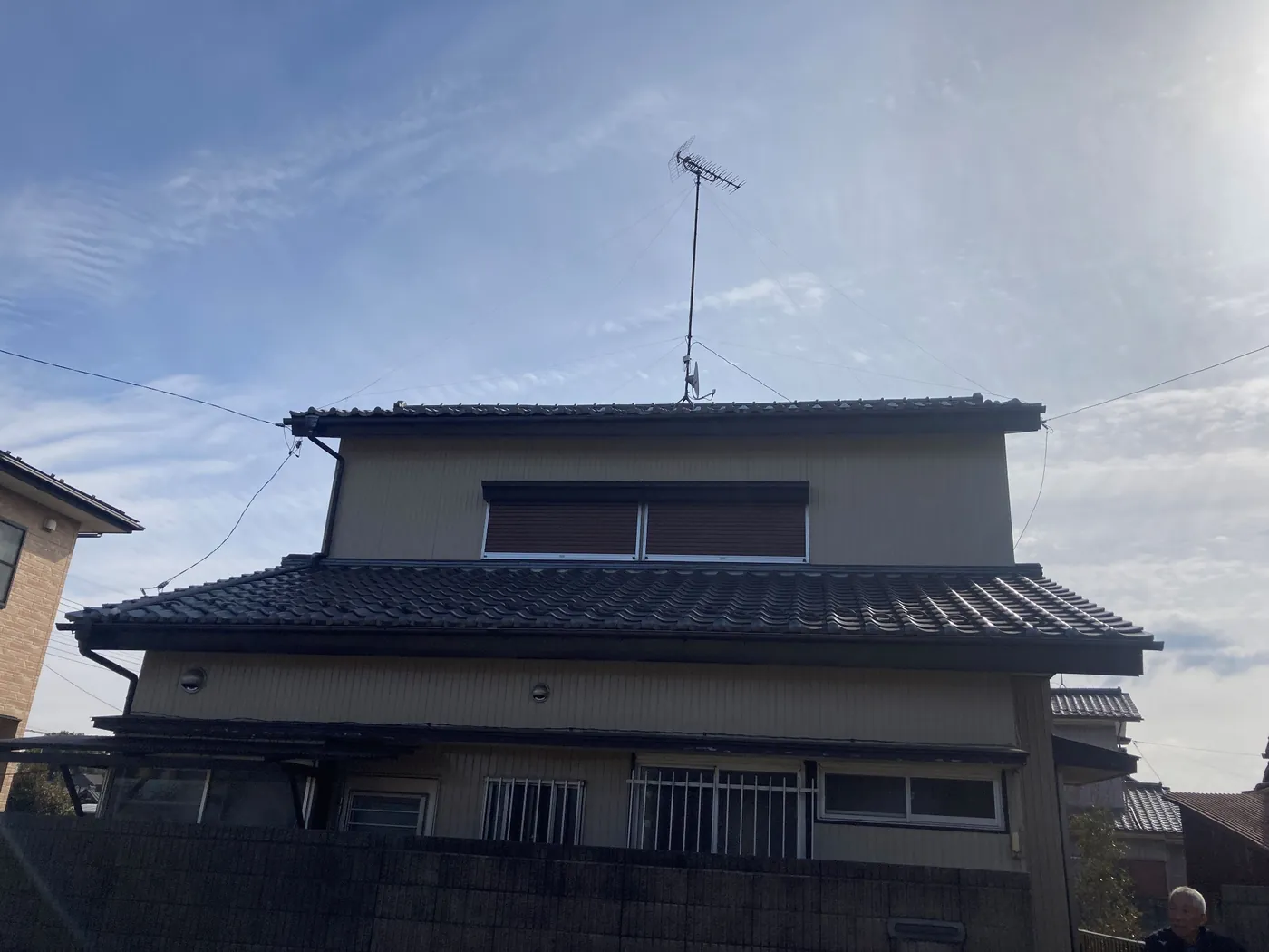 アンテナ交換工事 施工前